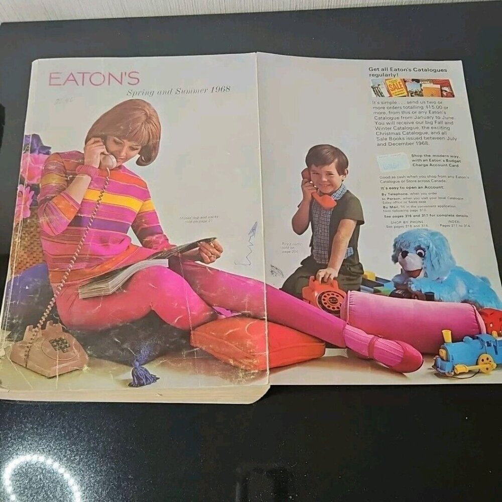 Eatons Of Canada Catalog Spring Summer 1968 Fashion Toys Kitchen Bath Appliances